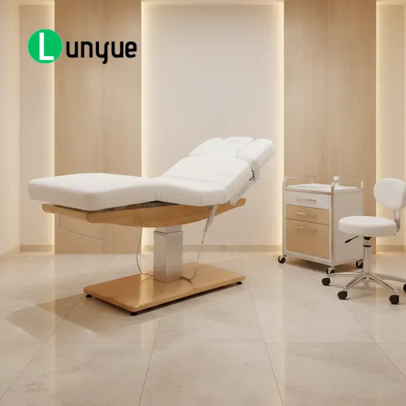 Wellness Spa And Massage - White Luxury 3 Motor Beauty Bed