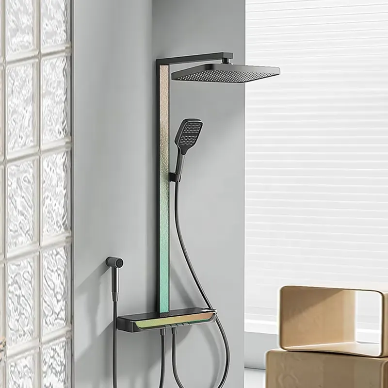 Brass Digital Waterfall Shower - Spa & Wellness Paradies Braunschweig recension och pris