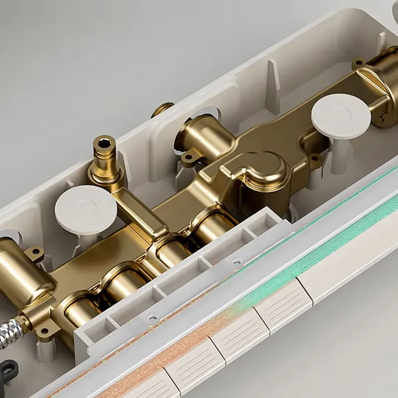 Brass Digital Waterfall Shower - Spa & Wellness Paradies Braunschweig recension och pris